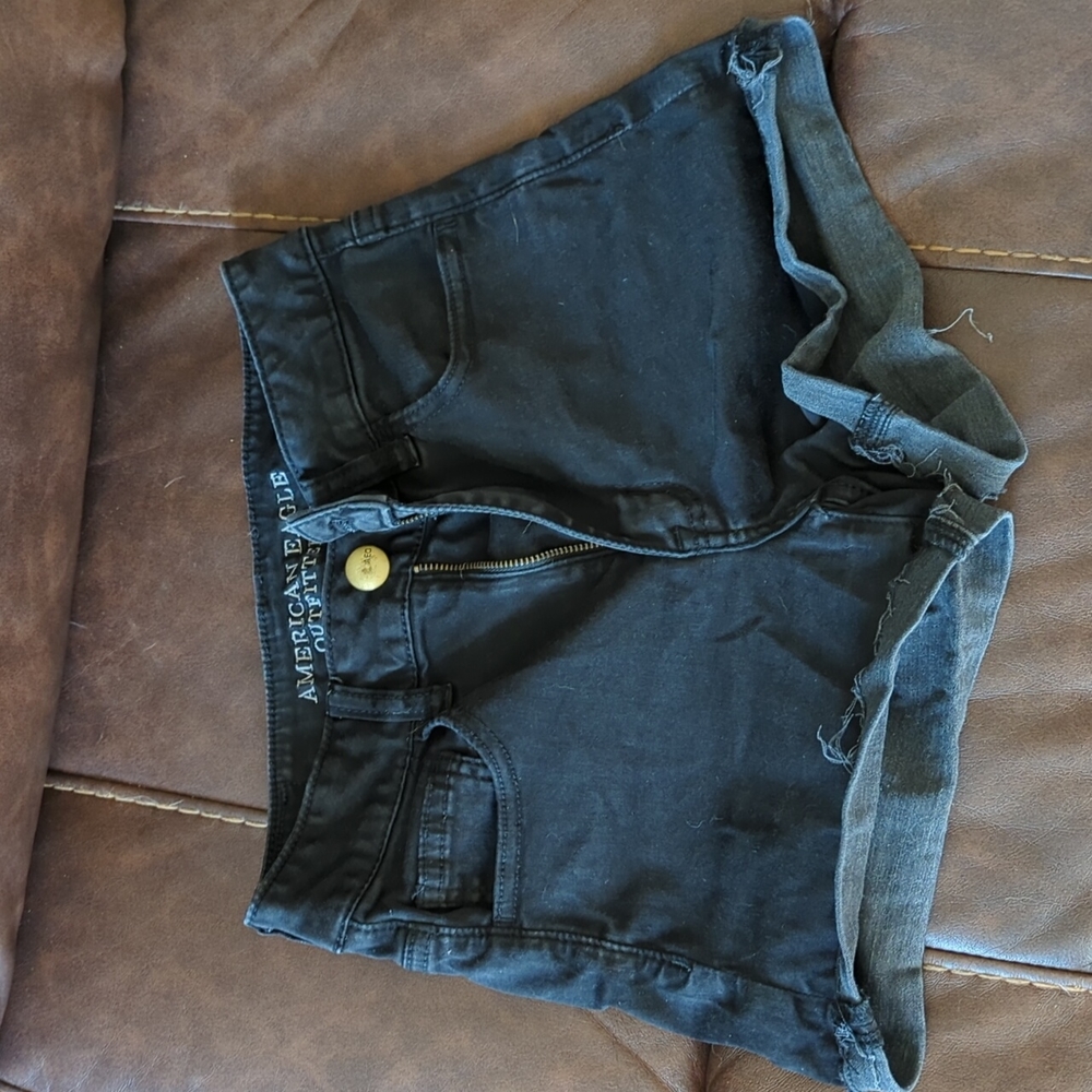 Black American eagle shorts